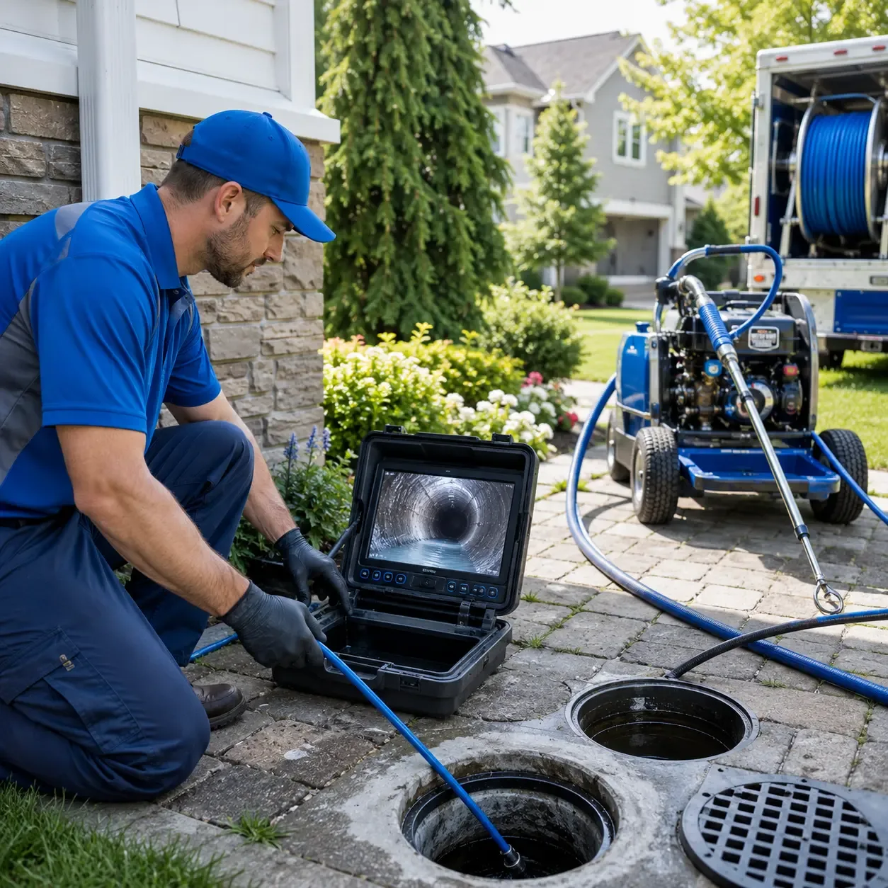 Outdoor drain cleaning professionals serving Elmer, OK