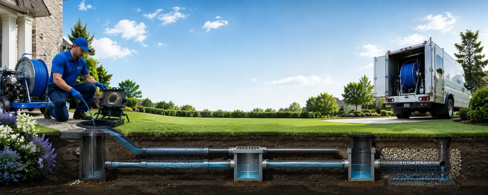 Outdoor drain cleaning information for Elmer, OK